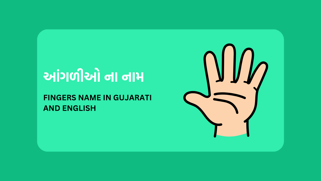 Fingers Name In Gujarati