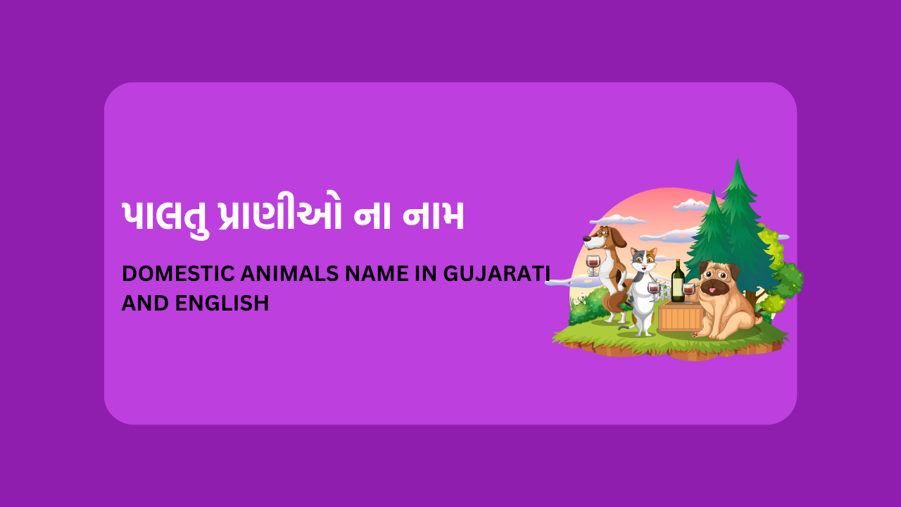 Domestic Animals Name In Gujarati