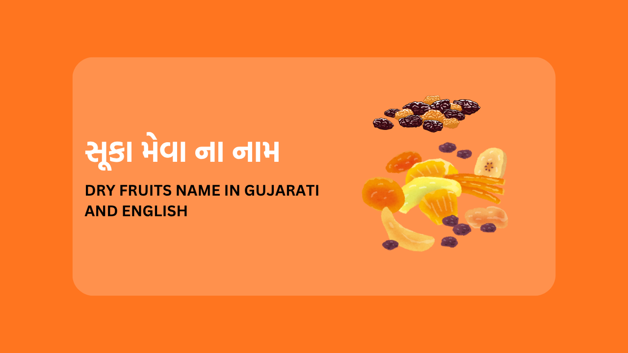 Dry Fruits Name in Gujarati